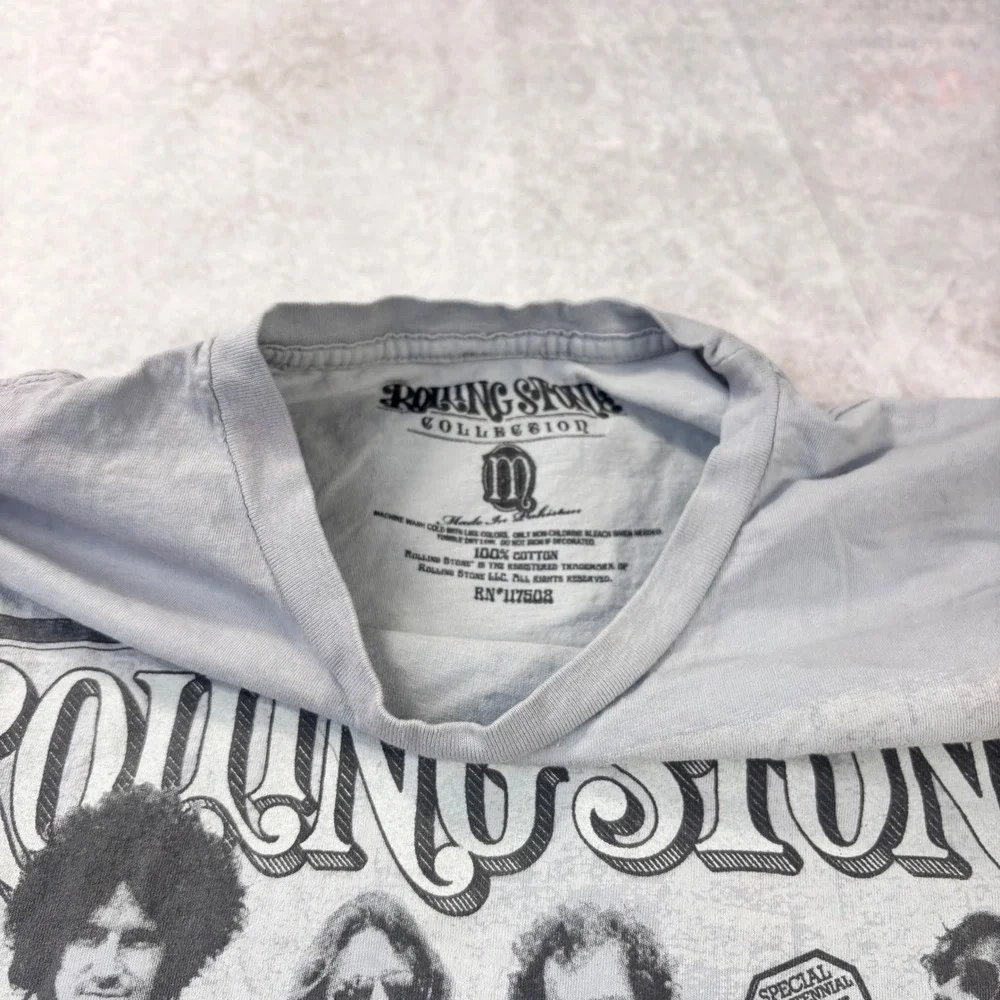Rolling Stone Collection The Eagles 1975 Cover Graphic Band T-Shirt Gray Medium